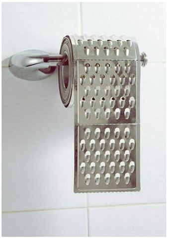 Grater Toilet Paper